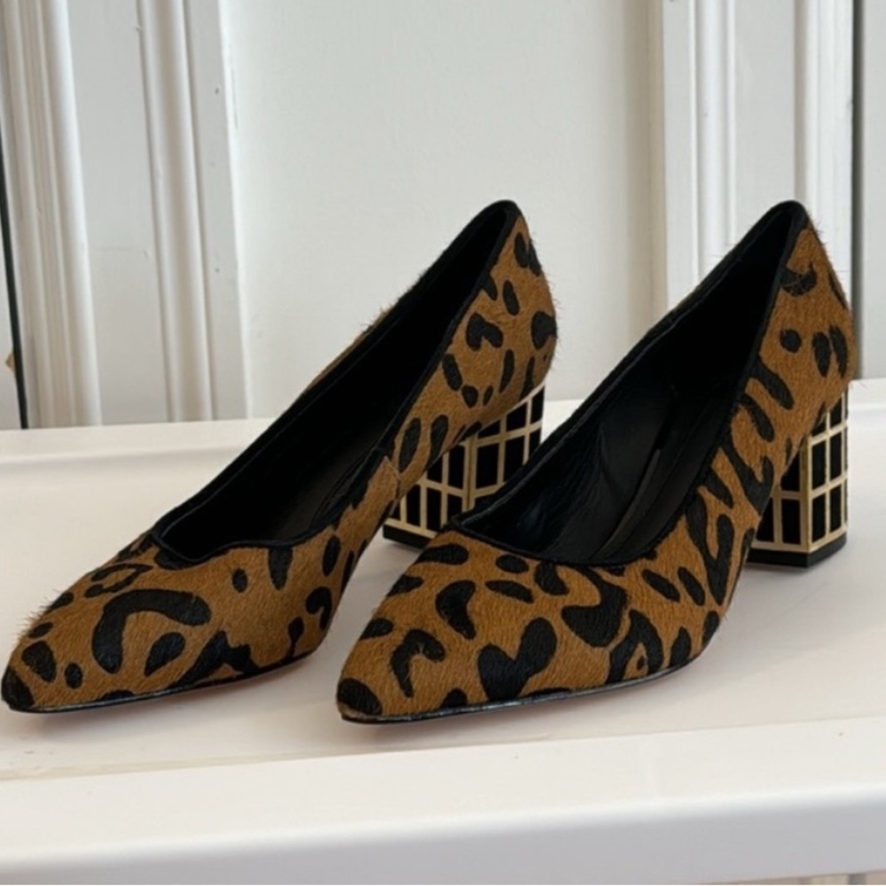 Brian Atwood | Leopard Print x Block Heels